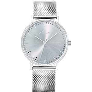 s.Oliver Armbanduhr Damen Quarzuhr Analog, mit Edelstahl Armband, Silber, 3 bar Wasserdicht, Kommt in Uhren Geschenk Box, 2033520 s.Oliver Armbanduhr Damen Quarzuhr Analog, mit Edelstahl Armband, Silber, 3 bar Wasserdicht, Kommt in Uhren Geschenk Box, 2033520