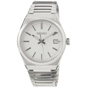 Seiko Herren Uhr Quarz mit Edelstahlband SUR553P1 Seiko Herren Uhr Quarz mit Edelstahlband SUR553P1
