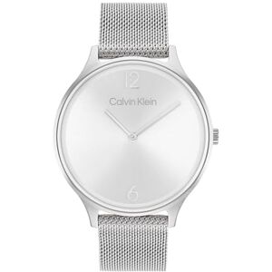 Calvin Analog Quarzuhr für Damen Kollektion Timeless MESH 38MM mit Silbernes Edelstahl-Mesh-Gliederarmband 25200001 Calvin Analog Quarzuhr für Damen Kollektion Timeless MESH 38MM mit Silbernes Edelstahl-Mesh-Gliederarmband 25200001