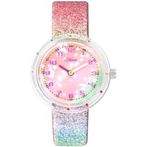 s.Oliver Armbanduhr Mädchen Kinder Quarzuhr Analog, mit Kunstleder Armband, Mehrfarbig, wasserfest Wasserdicht, Kommt in Uhren Geschenk Box, 2037719 s.Oliver Armbanduhr Mädchen Kinder Quarzuhr Analog, mit Kunstleder Armband, Mehrfarbig, wasserfest Wasserdicht, Kommt in Uhren Geschenk Box, 2037719
