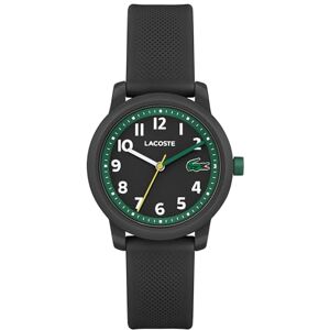 Lacoste Analog Quarzuhr für Kinder Kollektion .12.12 Kids mit Schwarzes Silikonarmband 2030042 Lacoste Analog Quarzuhr für Kinder Kollektion .12.12 Kids mit Schwarzes Silikonarmband 2030042