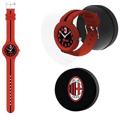 Seven Armbanduhr A.C. Milan für Jungen aus Silikon, offizielles Produkt, Fußball – Geschenkidee für Kinder und Erwachsene Seven Armbanduhr A.C. Milan für Jungen aus Silikon, offizielles Produkt, Fußball – Geschenkidee für Kinder und Erwachsene