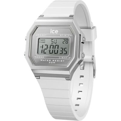 ICE-WATCH ICE digit retro Metal Damenuhr mit Silikonarmband (Small) ICE-WATCH ICE digit retro Metal Damenuhr mit Silikonarmband (Small)