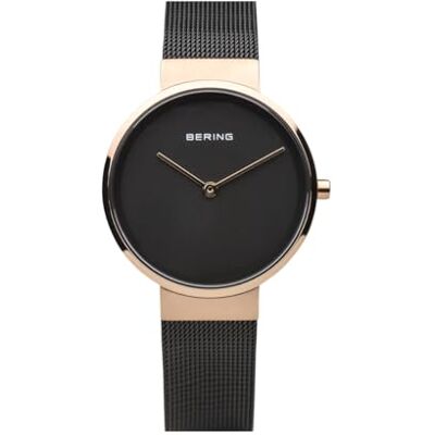 BERING Damen Quarz Uhr Armbanduhr 31 mm Edelstahlgehäuse und Zifferblatt Milanaisearmband Saphierglas 5 ATM 14531 BERING Damen Quarz Uhr Armbanduhr 31 mm Edelstahlgehäuse und Zifferblatt Milanaisearmband Saphierglas 5 ATM 14531