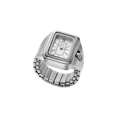 Fossil Raquel Uhrenring für Damen, Quarz-Zweizeigerwerk mit Edelstahlarmband Fossil Raquel Uhrenring für Damen, Quarz-Zweizeigerwerk mit Edelstahlarmband
