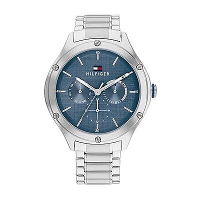 Tommy Hilfiger Multi Zifferblatt Quarz Uhr für Damen mit Edelstahlarmband Tommy Hilfiger Multi Zifferblatt Quarz Uhr für Damen mit Edelstahlarmband