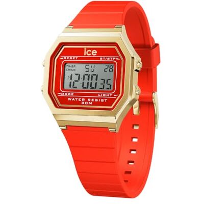 ICE-WATCH Ice Digit Retro Damenuhr mit Plastikarmband (Small) ICE-WATCH Ice Digit Retro Damenuhr mit Plastikarmband (Small)