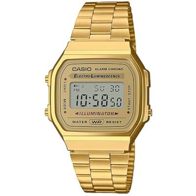 Casio Unisex Erwachsene Digital Quarz Uhr mit Edelstahl Armband Casio Unisex Erwachsene Digital Quarz Uhr mit Edelstahl Armband