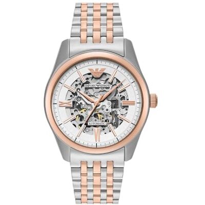 Giorgio Armani Herren 43MM Zweifarbige Edelstahluhr, AR60092 Giorgio Armani Herren 43MM Zweifarbige Edelstahluhr, AR60092