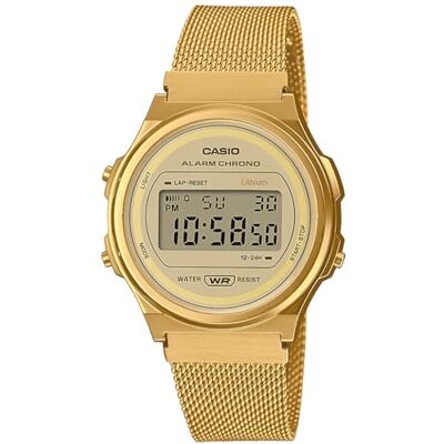 Casio Collection Vintage Unisex Digital Uhr mit Edelstahl Armband Casio Collection Vintage Unisex Digital Uhr mit Edelstahl Armband