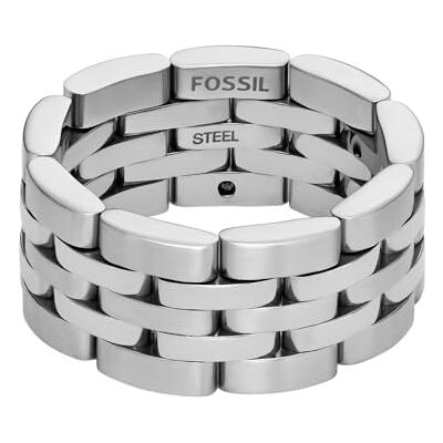 Fossil Herrenring Arden Watch Links Edelstahl, JF0482604010 Fossil Herrenring Arden Watch Links Edelstahl, JF0482604010