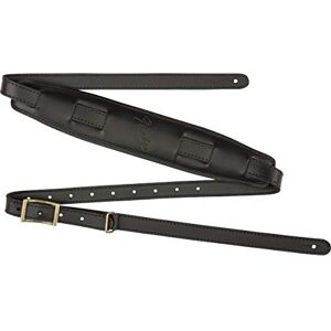 Fender ® »MUSTANG® VINTAGE SADDLE STRAP« Gitarrengurt aus Leder Farbe: Schwarz, 2 Fender ® »MUSTANG® VINTAGE SADDLE STRAP« Gitarrengurt aus Leder Farbe: Schwarz, 2