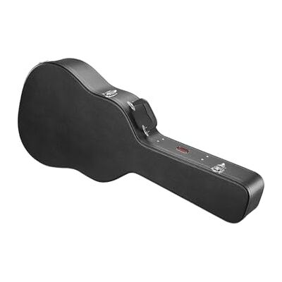 VEVOR Gitarrenkoffer, 110 cm kürbisförmiger Hartschalenkoffer für Gitarre, mit Schloss und Schlüsselgriff, PVC-Polsterung, Case, Hartschalen-Gitarrenkoffer, für 99 bis 104 cm Akustikgitarren, schwarz VEVOR Gitarrenkoffer, 110 cm kürbisförmiger Hartschalenkoffer für Gitarre, mit Schloss und Schlüsselgriff, PVC-Polsterung, Case, Hartschalen-Gitarrenkoffer, für 99 bis 104 cm Akustikgitarren, schwarz