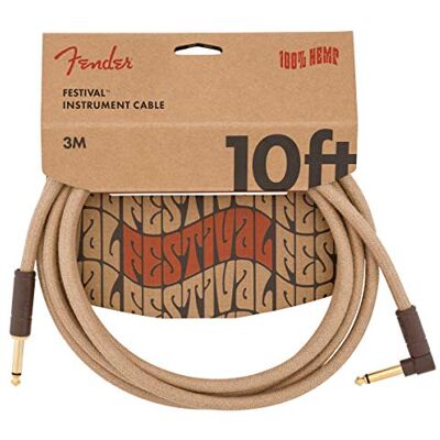 Fender ® Festival Kabel, angled, 3m natural Fender ® Festival Kabel, angled, 3m natural