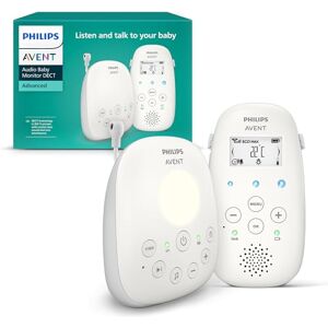 AVENT Philips Audio Babyphone DECT-Technologie, Eco-Mode, Gegensprechfunktion, Schlaf- und Nachtlieder, Temperatursensor, maximale Reichweite, weiß (Modell SCD713/26) AVENT Philips Audio Babyphone DECT-Technologie, Eco-Mode, Gegensprechfunktion, Schlaf- und Nachtlieder, Temperatursensor, maximale Reichweite, weiß (Modell SCD713/26)