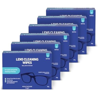by Amazon Healthcare Linsenreinigungstücher, 180 Tücher (früher Amazon Basic Care) – Verpackung kann variieren by Amazon Healthcare Linsenreinigungstücher, 180 Tücher (früher Amazon Basic Care) – Verpackung kann variieren