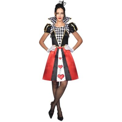 amscan 9911123 Herzen Kostüm-Set, Damen, Schwarz/Red, 36-38 amscan 9911123 Herzen Kostüm-Set, Damen, Schwarz/Red, 36-38