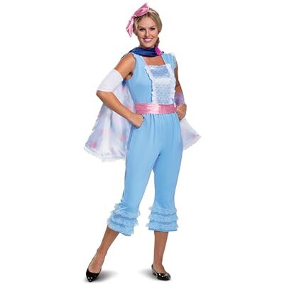 Disguise Damen Bo Peep New Look Deluxe Erwachsenenkostüm, blau Disguise Damen Bo Peep New Look Deluxe Erwachsenenkostüm, blau