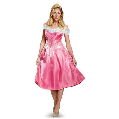 Disguise Disney Damen Prinzessin Aurora Deluxe-Kostüm, Pink, M (8-10) Disguise Disney Damen Prinzessin Aurora Deluxe-Kostüm, Pink, M (8-10)