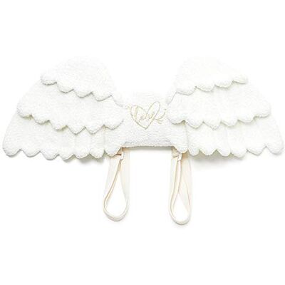 YOMORIO Damen süße Flügel Mini Tasche Lolita Engel Cosplay Kostüm Plüsch Casual Rucksack, Weiss/opulenter Garten, Small YOMORIO Damen süße Flügel Mini Tasche Lolita Engel Cosplay Kostüm Plüsch Casual Rucksack, Weiss/opulenter Garten, Small