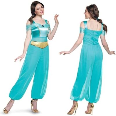 Disguise 140419B-EU Jasmin Classic Adult (EU) Disney Princess Dress Up & Accessories, Blau Disguise 140419B-EU Jasmin Classic Adult (EU) Disney Princess Dress Up & Accessories, Blau