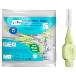 TePe Interdentalbürste, Extra Soft, Grün, 0,8 mm/ISO 5, 20 Stk., Zahnreinigung, Plaque-Entfernung, effektive Reinigung zwischen den Zähnen, für große Zahnzwischenräume TePe Interdentalbürste, Extra Soft, Grün, 0,8 mm/ISO 5, 20 Stk., Zahnreinigung, Plaque-Entfernung, effektive Reinigung zwischen den Zähnen, für große Zahnzwischenräume