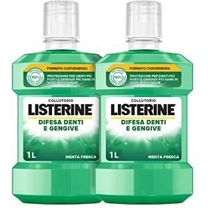 Listerine Mundspülung zur Abwehr von Zähnen und Zahnfleisch, entzündetes Zahnfleisch-Mundwasser für starke Zähne, mit Fluorid, Mundhygiene für gesundes (Größe: 2 l (1er Pack) Listerine Mundspülung zur Abwehr von Zähnen und Zahnfleisch, entzündetes Zahnfleisch-Mundwasser für starke Zähne, mit Fluorid, Mundhygiene für gesundes (Größe: 2 l (1er Pack)