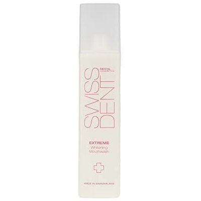 SWISSDENT EXTREME MUNDSPÜLUNG, 250 ml aufhellende Whitening Mundspülung, effektive und schonende Mundpflege SWISSDENT EXTREME MUNDSPÜLUNG, 250 ml aufhellende Whitening Mundspülung, effektive und schonende Mundpflege