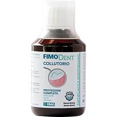 Fimodent tägliche Anti-Plaque Mundspülung Chlorhexidin 0,05% und Fluorid Täglicher Schutz vor Karies, entzündetem Zahnfleisch und Mundgeruch Spearmint-Geschmack 200 ml Fimodent tägliche Anti-Plaque Mundspülung Chlorhexidin 0,05% und Fluorid Täglicher Schutz vor Karies, entzündetem Zahnfleisch und Mundgeruch Spearmint-Geschmack 200 ml