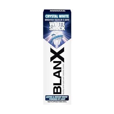 BLANX White Shock Zahnaufhellung, Zahnschmelzschonende Zahncreme, für weißere Zähne, 75 ml (1er Pack) BLANX White Shock Zahnaufhellung, Zahnschmelzschonende Zahncreme, für weißere Zähne, 75 ml (1er Pack)