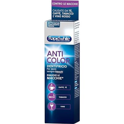 RAPIDWHITE Rapid White Zahnaufhellende Zahnpasta, entfernt Zahnflecken aus Kaffee, Tabak und Lebensmitteln, wirkt der Zahnsteinbildung und Karies entgegen, Minzgeschmack, klinisch getestet, 75 ml RAPIDWHITE Rapid White Zahnaufhellende Zahnpasta, entfernt Zahnflecken aus Kaffee, Tabak und Lebensmitteln, wirkt der Zahnsteinbildung und Karies entgegen, Minzgeschmack, klinisch getestet, 75 ml