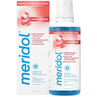 Meridol ® Zahnfleischschutz + Empfindlichkeit Mundspülung 400ml Meridol ® Zahnfleischschutz + Empfindlichkeit Mundspülung 400ml