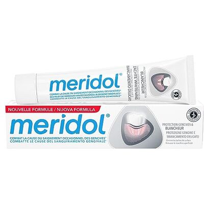 Meridol Zahnpasta mit Zahnfleischschutz und sanfter Aufhellung, 75 ml Meridol Zahnpasta mit Zahnfleischschutz und sanfter Aufhellung, 75 ml