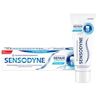 Sensodyne Repair & Protect, 75ml, Zahnpasta mit NovaMin bei schmerzempfindlichen Zähnen Sensodyne Repair & Protect, 75ml, Zahnpasta mit NovaMin bei schmerzempfindlichen Zähnen