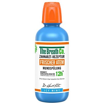 The Breath Co. Mundspülung (500ml), Zahnfleischpflege für bis zu 12 Stunden Frischer Atem, Antibakterielles Mundwasser für Zahnpflege gegen Mundgeruch, Alkoholfrei, Eis Minze The Breath Co. Mundspülung (500ml), Zahnfleischpflege für bis zu 12 Stunden Frischer Atem, Antibakterielles Mundwasser für Zahnpflege gegen Mundgeruch, Alkoholfrei, Eis Minze