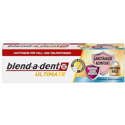 Blend-a-dent Ultimate Haftcreme für Voll- und Teilprothesen, Frischer Geschmack, 40g Blend-a-dent Ultimate Haftcreme für Voll- und Teilprothesen, Frischer Geschmack, 40g