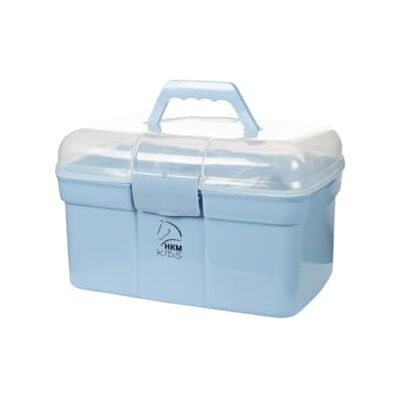 HKM Pferdeputzset Putzset 7-teilig 7-tlg. Set: Hufkratzer, Kardätsche, Kamm, Striegel, Schwamm, Schweißmesser, Koffer 28×18×20 cm HKM Pferdeputzset Putzset 7-teilig 7-tlg. Set: Hufkratzer, Kardätsche, Kamm, Striegel, Schwamm, Schweißmesser, Koffer 28×18×20 cm