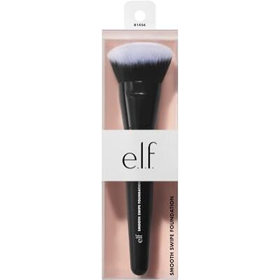 e.l.f. Smooth Swipe Foundation Brush, Make-up-Pinsel für ein natürlich wirkendes Finish, geeignet für flüssige und cremige Formeln, vegan und tierversuchsfrei e.l.f. Smooth Swipe Foundation Brush, Make-up-Pinsel für ein natürlich wirkendes Finish, geeignet für flüssige und cremige Formeln, vegan und tierversuchsfrei