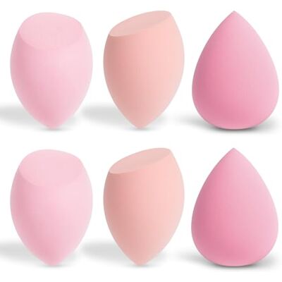 AiQInu 6 stück Make Up Schwamm, Makeup Sponge Set, Beauty Sponge für Flüssiges Foundation Puder, Foundation Puff Kosmetik Werkzeug AiQInu 6 stück Make Up Schwamm, Makeup Sponge Set, Beauty Sponge für Flüssiges Foundation Puder, Foundation Puff Kosmetik Werkzeug