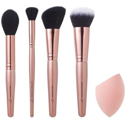 e.l.f. Cosmetics Complexion Essentials Pinsel & Schwamm-Set - Make-up Pinsel & Schwämme e.l.f. Cosmetics Complexion Essentials Pinsel & Schwamm-Set - Make-up Pinsel & Schwämme