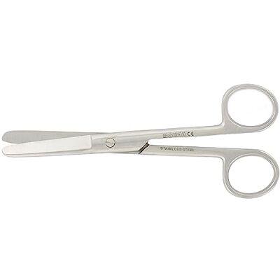 GIMA Gerade Chirurgische Schere, Stumpfe Ende, Länge 14,5 cm, aus Edelstahl GIMA Gerade Chirurgische Schere, Stumpfe Ende, Länge 14,5 cm, aus Edelstahl