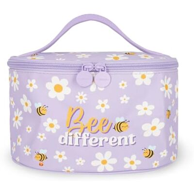 LEGAMI Beauty Case Hello Beauty, geräumige Kosmetiktasche, Reißverschluss, Innenfächer, Pinselhalter, Reisekosmetiktasche, 21x19 cm LEGAMI Beauty Case Hello Beauty, geräumige Kosmetiktasche, Reißverschluss, Innenfächer, Pinselhalter, Reisekosmetiktasche, 21x19 cm