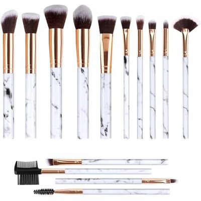 BESTOPE PRO Pinselset Makeup Marmor 14 Stück, Make-up Pinsel Set mit Lidschatten pinsel Foundation Lidschatten Concealer Eyeshadow Schmink Pinsel BESTOPE PRO Pinselset Makeup Marmor 14 Stück, Make-up Pinsel Set mit Lidschatten pinsel Foundation Lidschatten Concealer Eyeshadow Schmink Pinsel