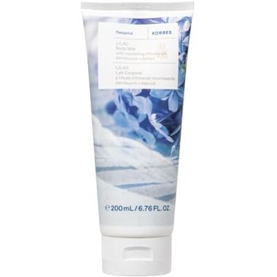 KORRES LILAC Bodymilk mit pflegendem Mandelöl, pflegende Hautcreme mit blumigen Fliederduft, für 24h Pflege+Geschmeidigkeit, vegan, silikon- und parabenfrei, 200 ml KORRES LILAC Bodymilk mit pflegendem Mandelöl, pflegende Hautcreme mit blumigen Fliederduft, für 24h Pflege+Geschmeidigkeit, vegan, silikon- und parabenfrei, 200 ml
