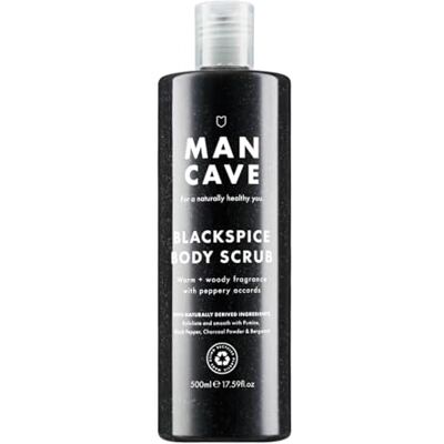 ManCave Blackspice Körperpeeling Herren 500ml XXL Body Scrub mit Bimsstein & Aktivkohle Tiefenreinigendes Peeling Männer Holziger Duft Vegan Großpackung ManCave Blackspice Körperpeeling Herren 500ml XXL Body Scrub mit Bimsstein & Aktivkohle Tiefenreinigendes Peeling Männer Holziger Duft Vegan Großpackung