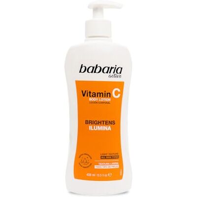 Babaria Körpercreme mit Vitamin C, Body Milk, 400 ml, Creme mit Vitamin C, Feuchtigkeitscreme für Damen und Herren Babaria Körpercreme mit Vitamin C, Body Milk, 400 ml, Creme mit Vitamin C, Feuchtigkeitscreme für Damen und Herren
