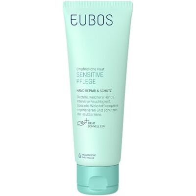 EUBOS SENSITIVE PFLEGE Hand Repair & Schutz Handcreme 75ml Für trockene, rissige Hände, Für spürbar glattere und weichere Hände, Hautverträglichkeit dermatologisch bestätigt EUBOS SENSITIVE PFLEGE Hand Repair & Schutz Handcreme 75ml Für trockene, rissige Hände, Für spürbar glattere und weichere Hände, Hautverträglichkeit dermatologisch bestätigt