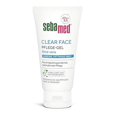 Sebamed Clear Face Unreine Haut Pflege Gel für unreine und fettende Haut, mit Aloe vera, feuchtigkeitsspendende reizlindernde Pflege, beruhigt und pflegt die Haut,macht sie glatter und geschmeidiger Sebamed Clear Face Unreine Haut Pflege Gel für unreine und fettende Haut, mit Aloe vera, feuchtigkeitsspendende reizlindernde Pflege, beruhigt und pflegt die Haut,macht sie glatter und geschmeidiger