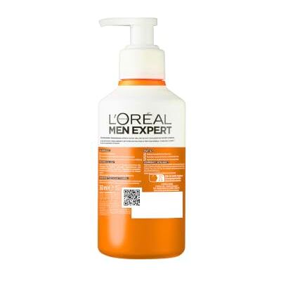 L'Oreal Men Expert L'Oréal Men Expert belebende & sanfte Gesichtsreinigung für Männer, Waschgel für müde aussehende Männerhaut, Herren Cleanser für das Gesicht mit Vitamin C und Ceramiden, Hydra Energy 260 ml L'Oreal Men Expert L'Oréal Men Expert belebende & sanfte Gesichtsreinigung für Männer, Waschgel für müde aussehende Männerhaut, Herren Cleanser für das Gesicht mit Vitamin C und Ceramiden, Hydra Energy 260 ml