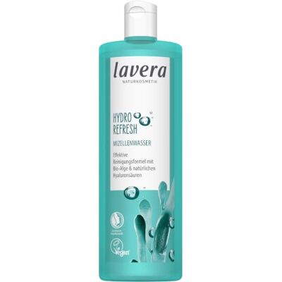 lavera Hydro Sensation Mizellenwasser Gesichtsreinigung 400ml Mit Alge & Hyaluronsäure, schonende & sanfte Make-up Entfernung, hohe Verträglichkeit, vegan, Naturkosmetik lavera Hydro Sensation Mizellenwasser Gesichtsreinigung 400ml Mit Alge & Hyaluronsäure, schonende & sanfte Make-up Entfernung, hohe Verträglichkeit, vegan, Naturkosmetik